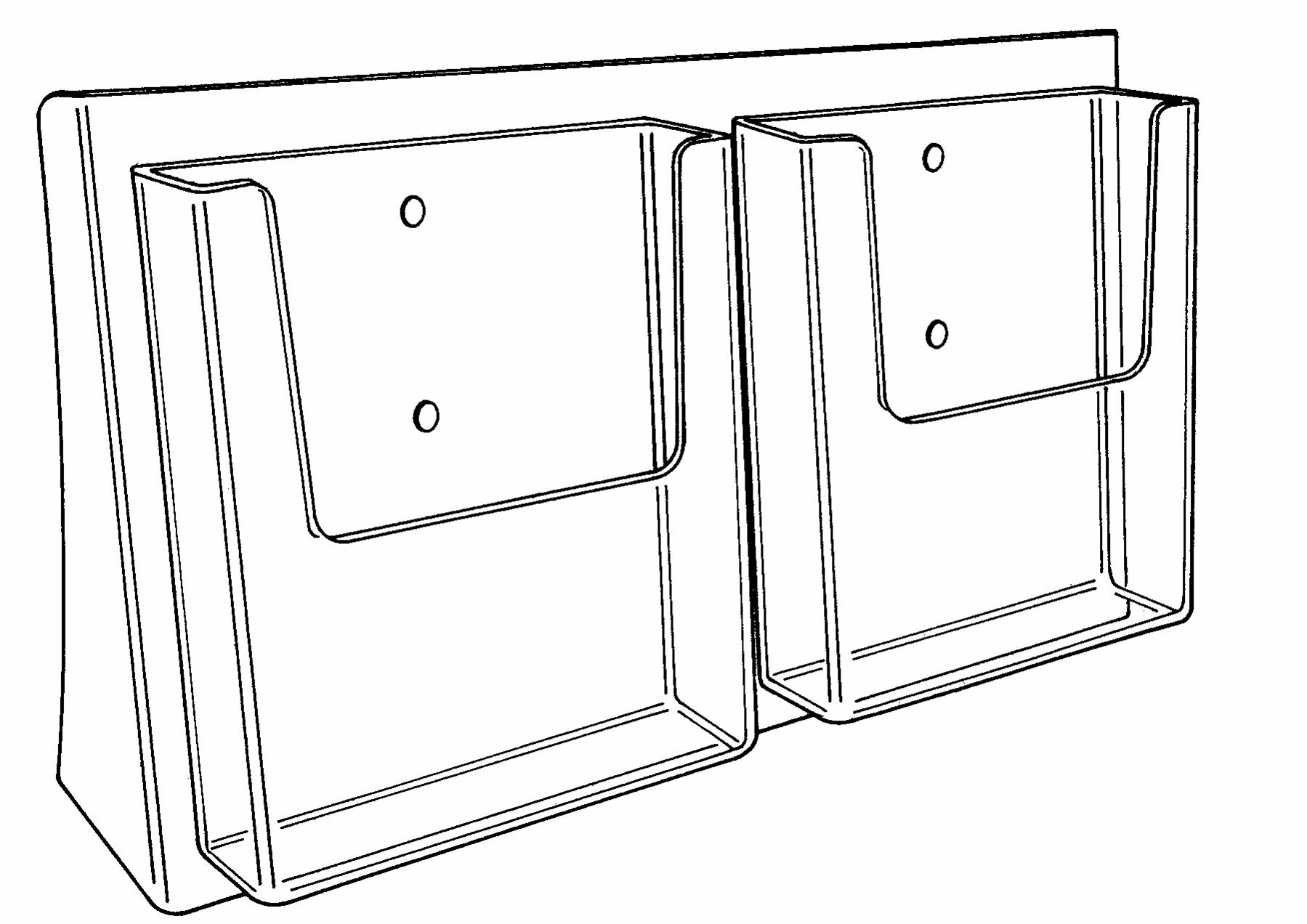 Full View' Rack For 8-1/2 x 11".        Categ  12-99