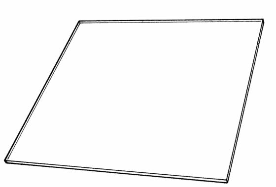 Acrylic Panel Used For The Round Open Shelf Kit.       Categ  138-142