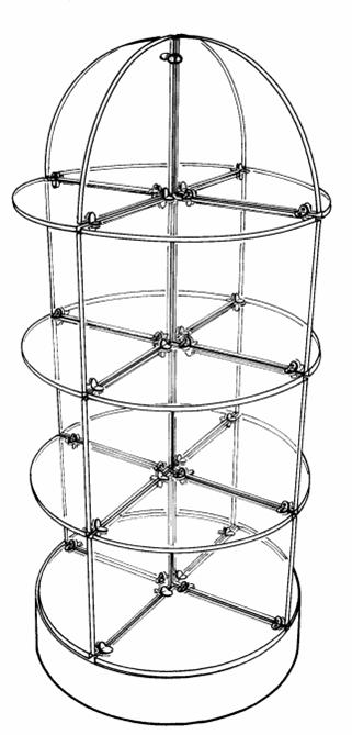 Round Open Shelf Kit.       Categ  138-142