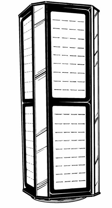 Double-High Rotating Tower, Changeable  Inserts.       Categ 10-133