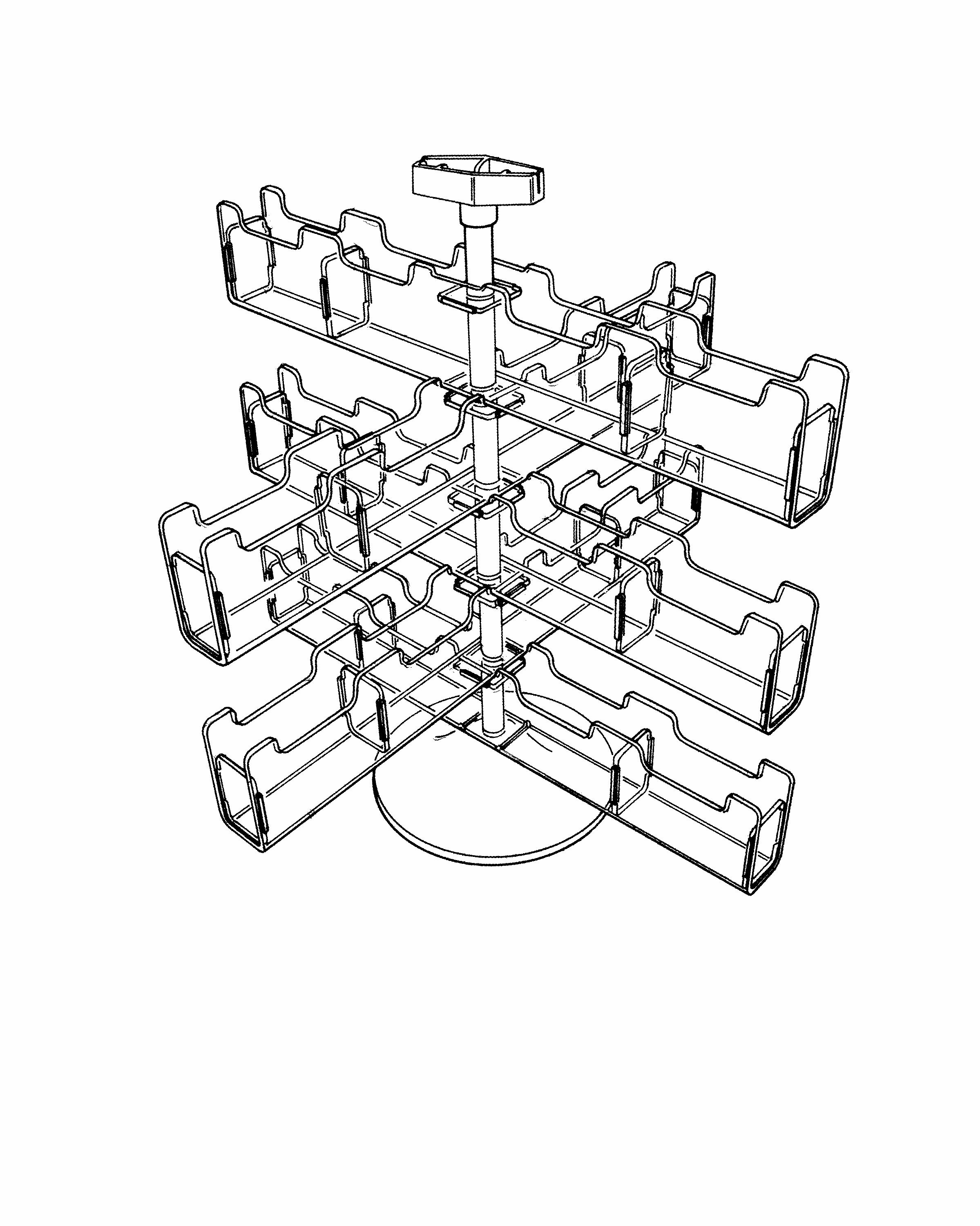 Five-Arm Card Display.        Categ  12-99