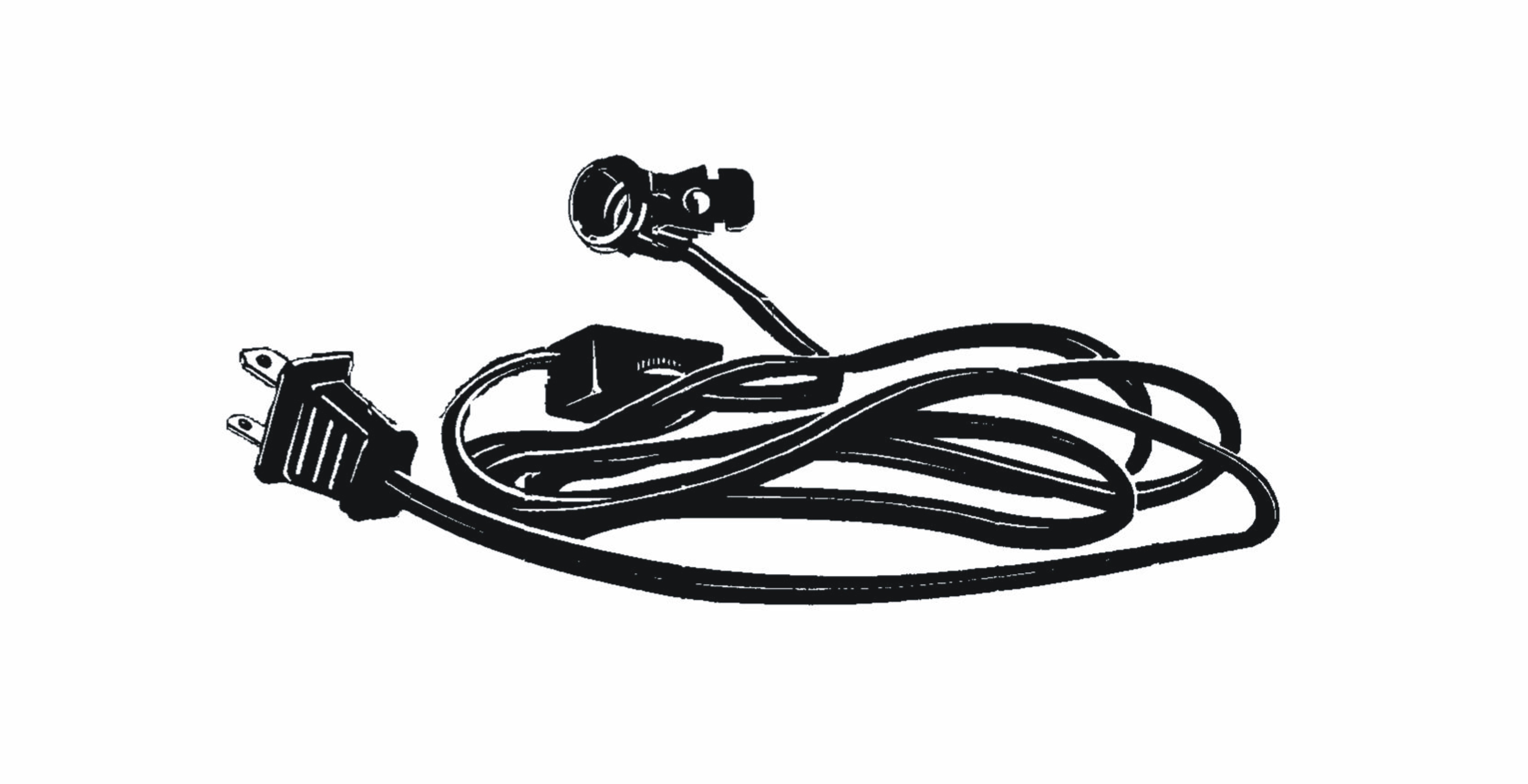 Six-Foot Black Cord.         Categ  26-173