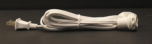 Six Foot White Cord.         Categ  26-173