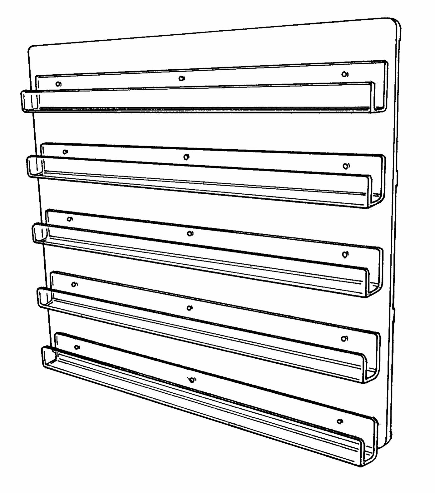 Wall Mounting Card Display.         Categ  12-98