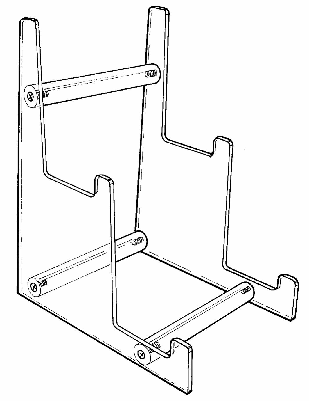 Large Two Tier Easel.         Categ  20-122