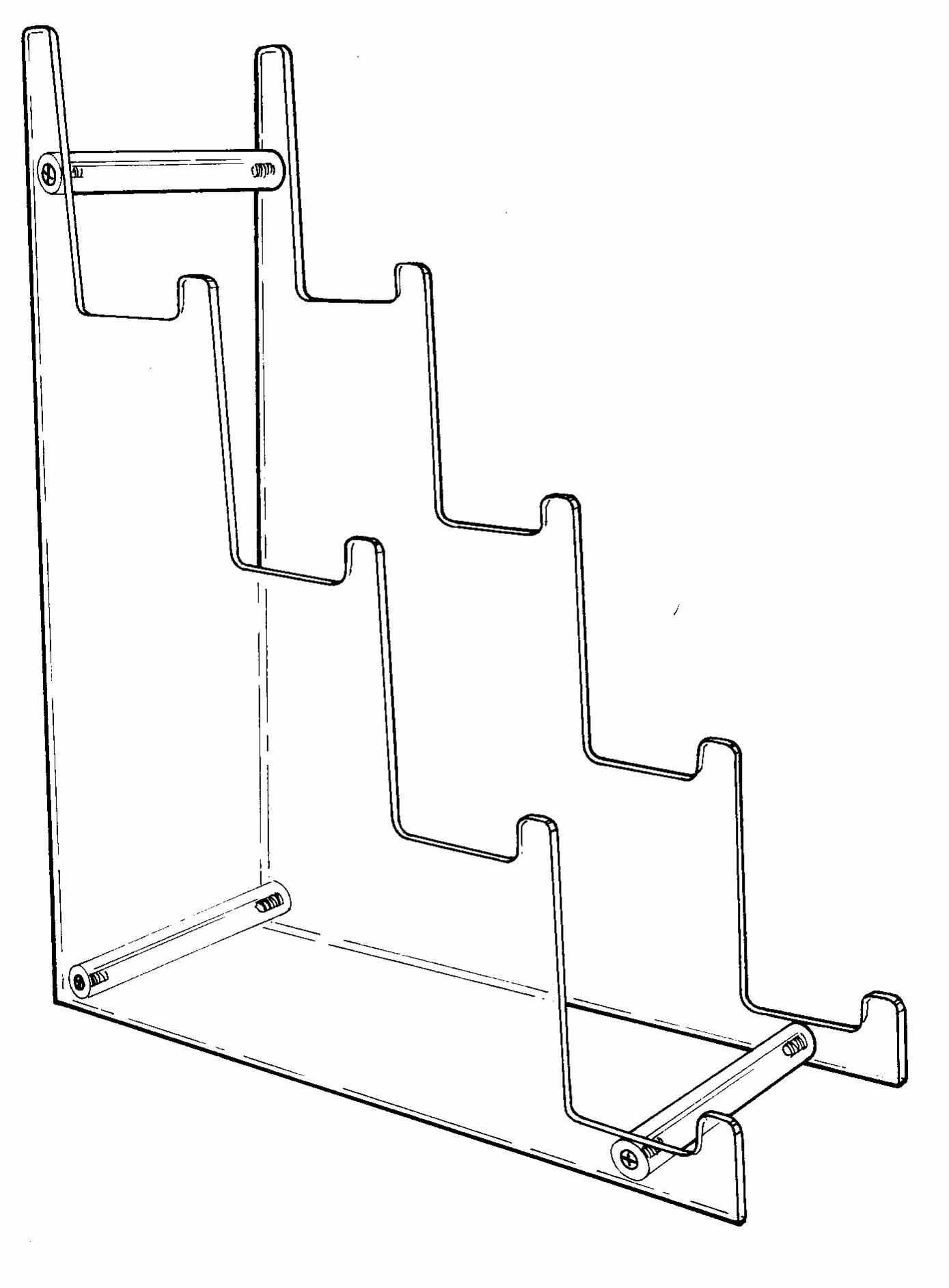 Large Four Tier Easel.         Categ  20-122