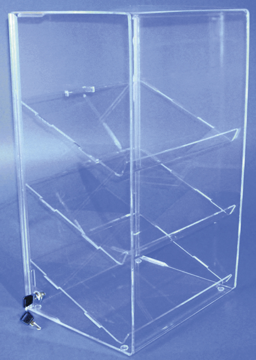 Three Angled Shelf Case.         Categ  138-141