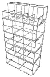 Modular Stacking Bin Units.  143