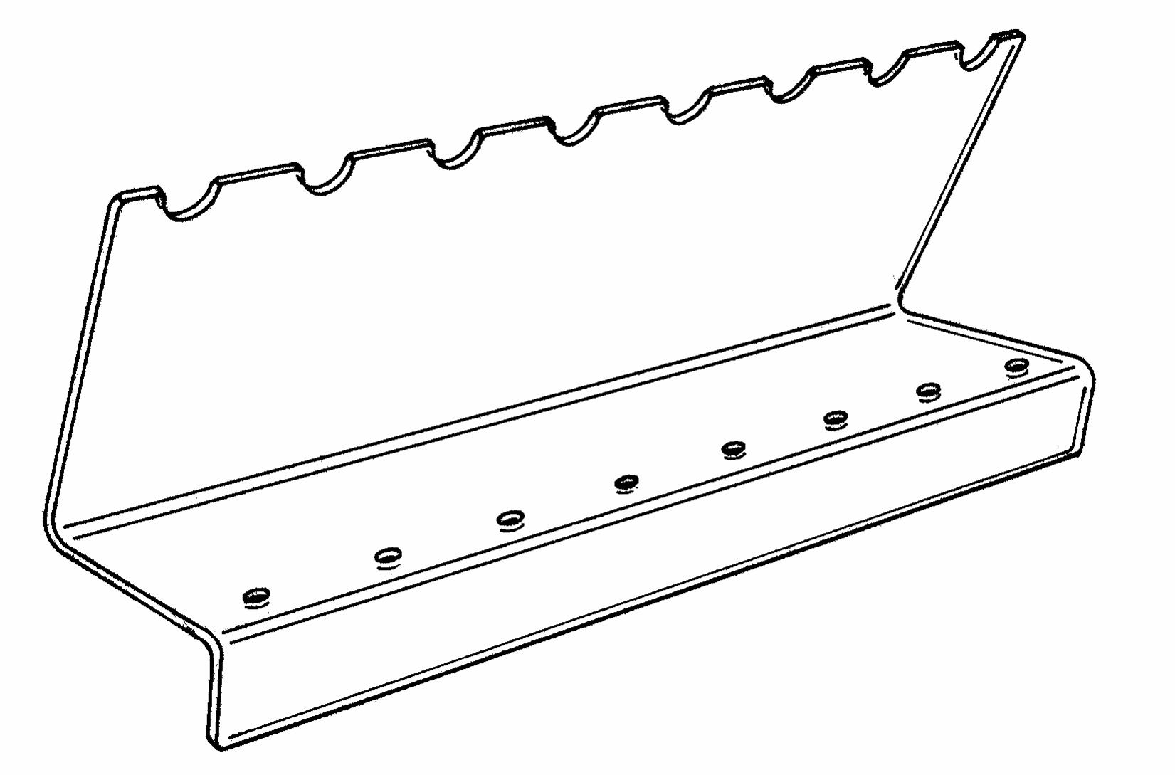 Label Front Pen Display.  25