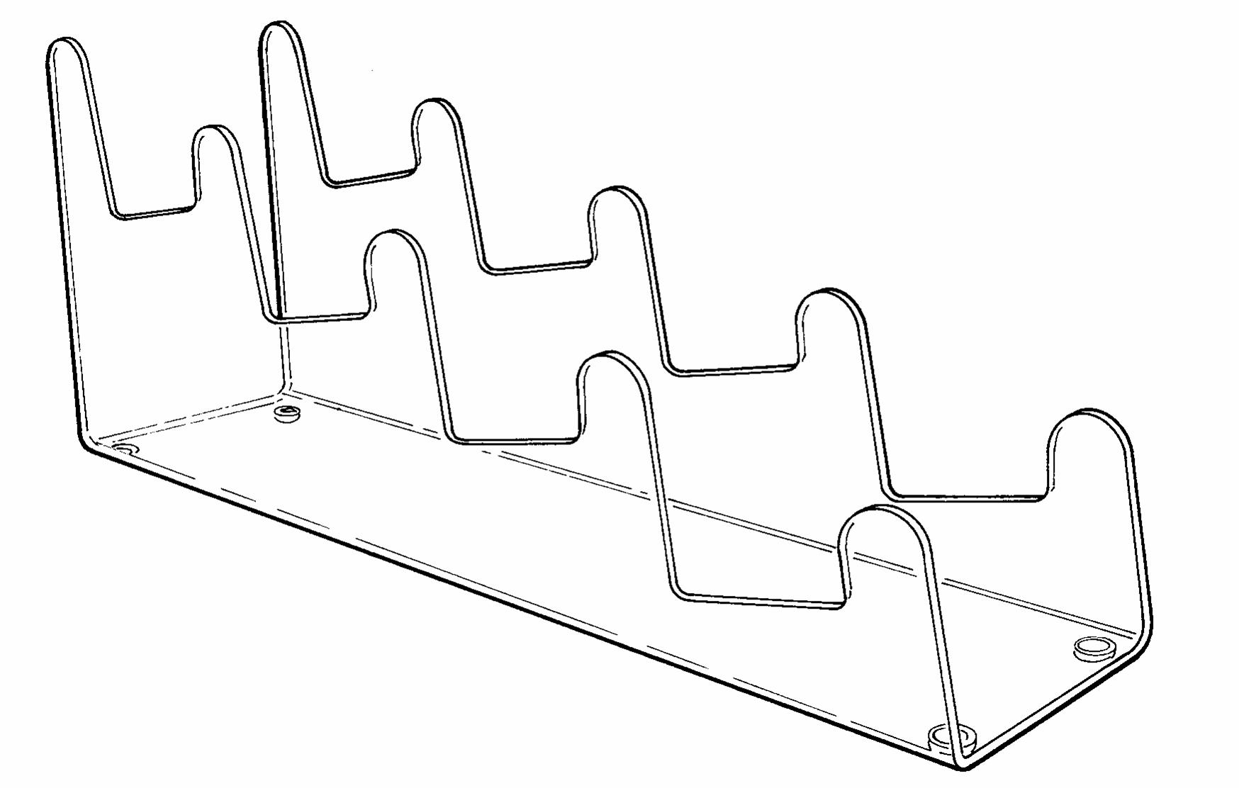 Low Rise Tiered Easel.         Categ  20-122