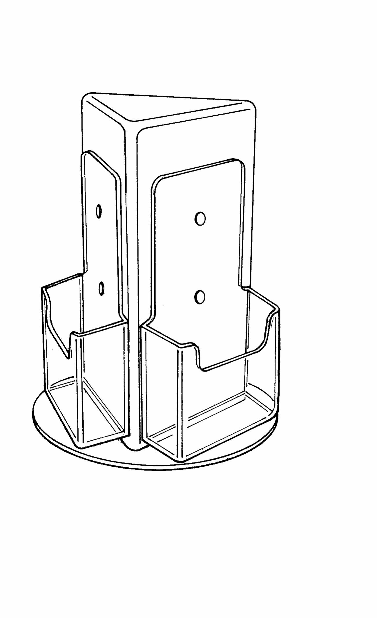 Tri-fold Countertop Rotator.         Categ  12-97