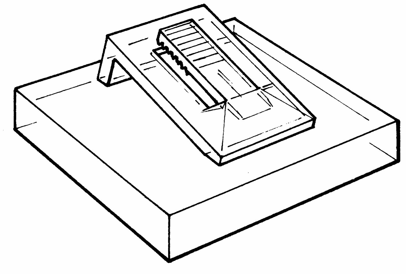 Ring Clip Attached to Square Base.         Categ 10-127