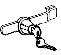 Sliding Door Lock.         Categ  138-141