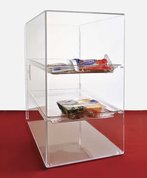 Straight Shelf Three-Tray Cabinets.       Categ  34-174