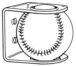 Baseball and Tennis ball Holder.          Categ  21-190