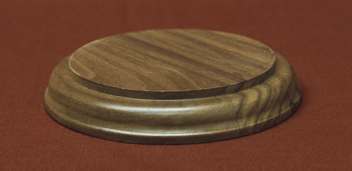 Round Wood Base.       Categ  19-115