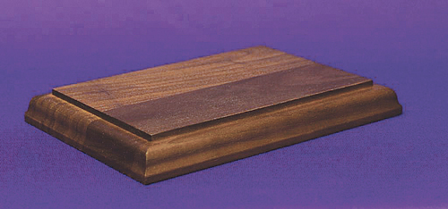 Rectangular Wood Base. Categ 19-115