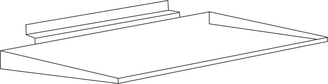 Molded Economy Shelve.         Categ  15-146