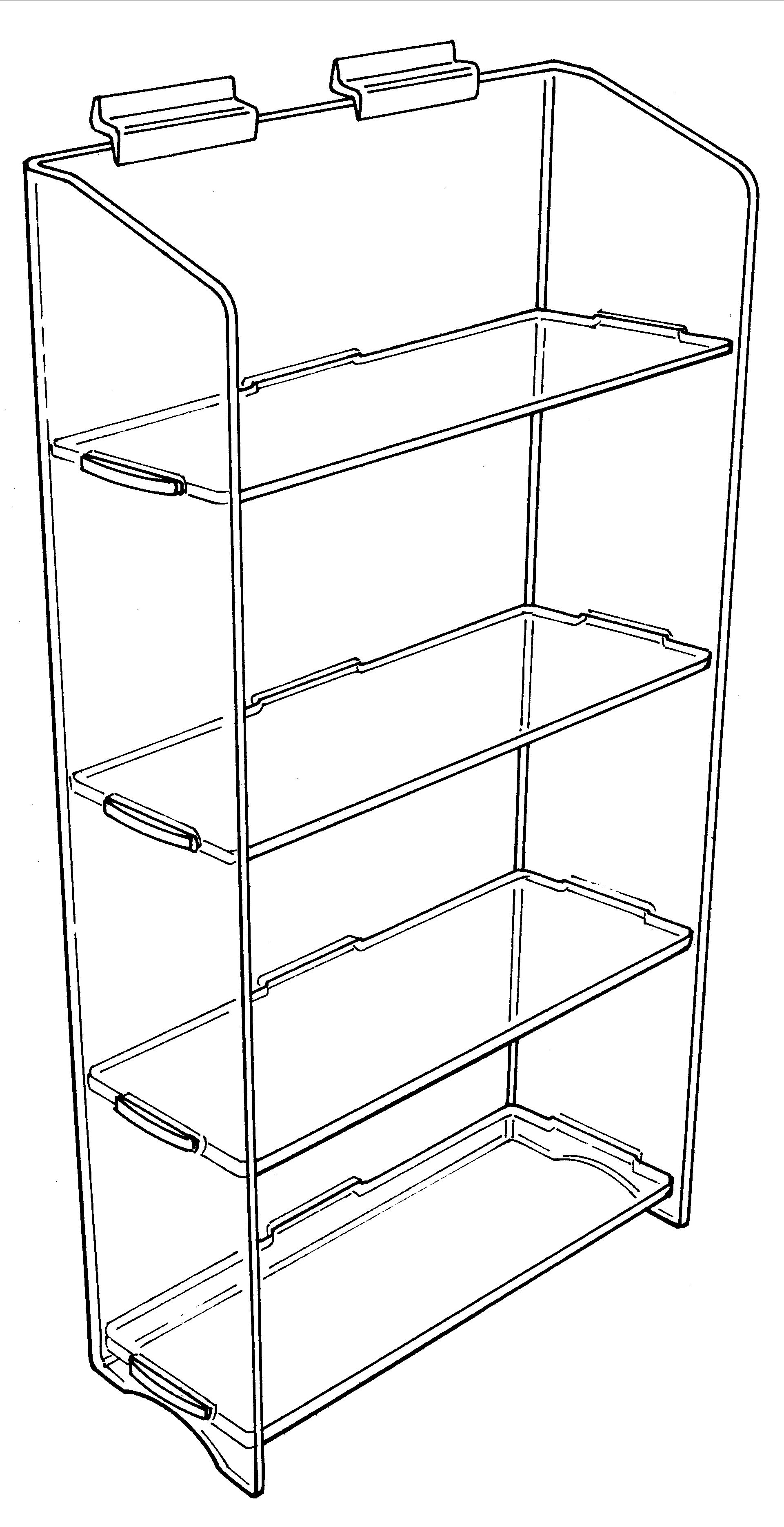 Compact-Disc Shelves.       Categ  15-153